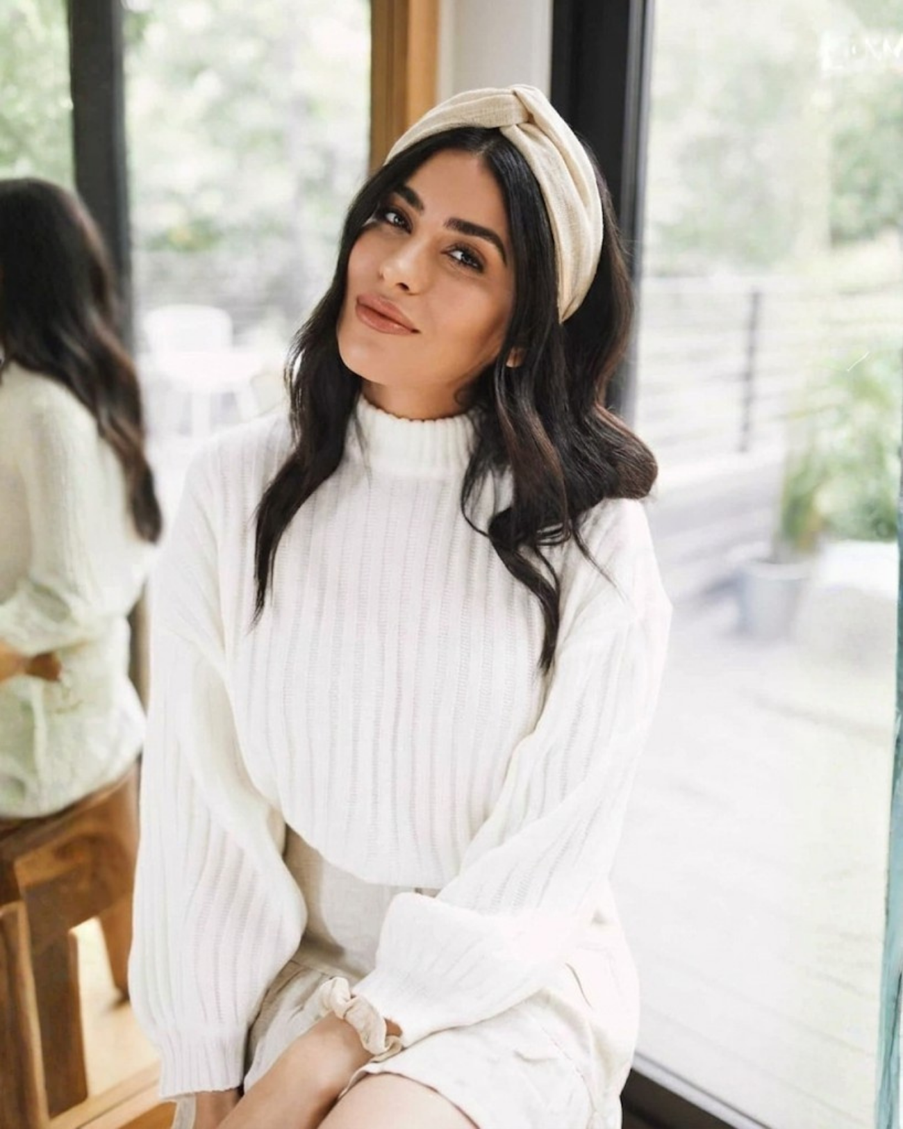 Bamboo Linen Scrunchies