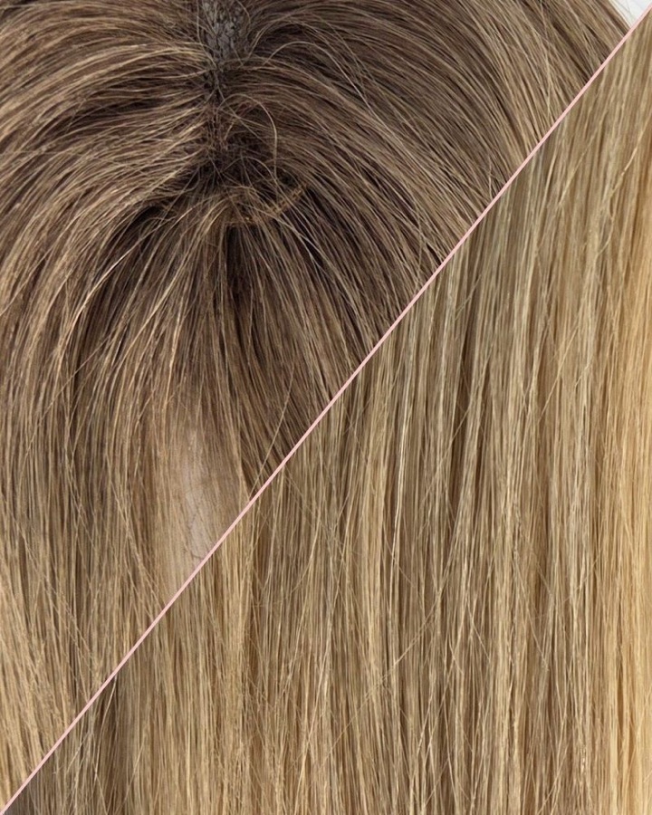 Beach Blonde · light brown root shade